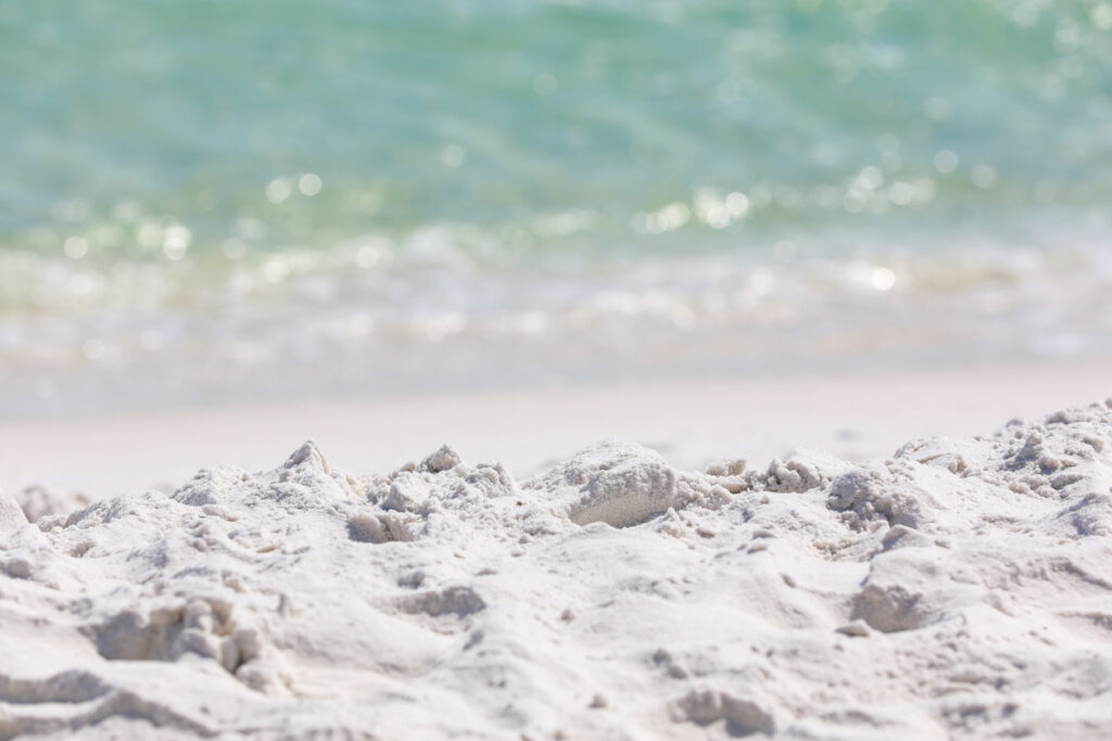 sugar white sand beach in florida